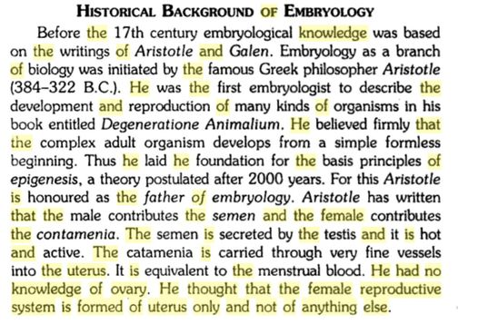 Did you not pour me out like milk and curdle me like cheese? This belief in the stages of fetal development was prevalent among ancient peoples - as we mentioned - from the third and fourth centuries BC until the seventeenth and eighteenth centuries. Among those who referred to this theory in one way or another are: Hippocrates, Aristotle, and Galen.